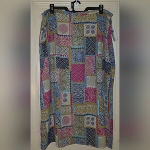 Emma James Multicolor Patchwork Pencil Skirt Nwt Sz 22 Plus